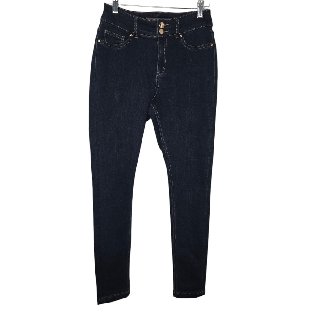 The Limited Womens 90s Retro High Rise Dark Wash Skinny Jeggings Jeans Size 8